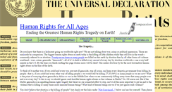 Desktop Screenshot of humanrightsforallages.org